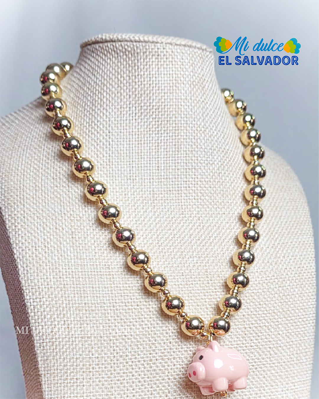 Cadena chunky dije cerdito