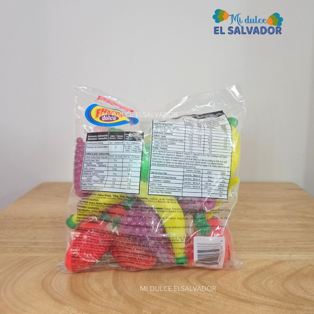 Fruty dulce - azucar saborizada