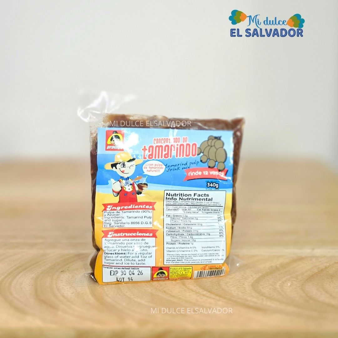 Concentrado de Tamarindo natural - Proinca 340 gr