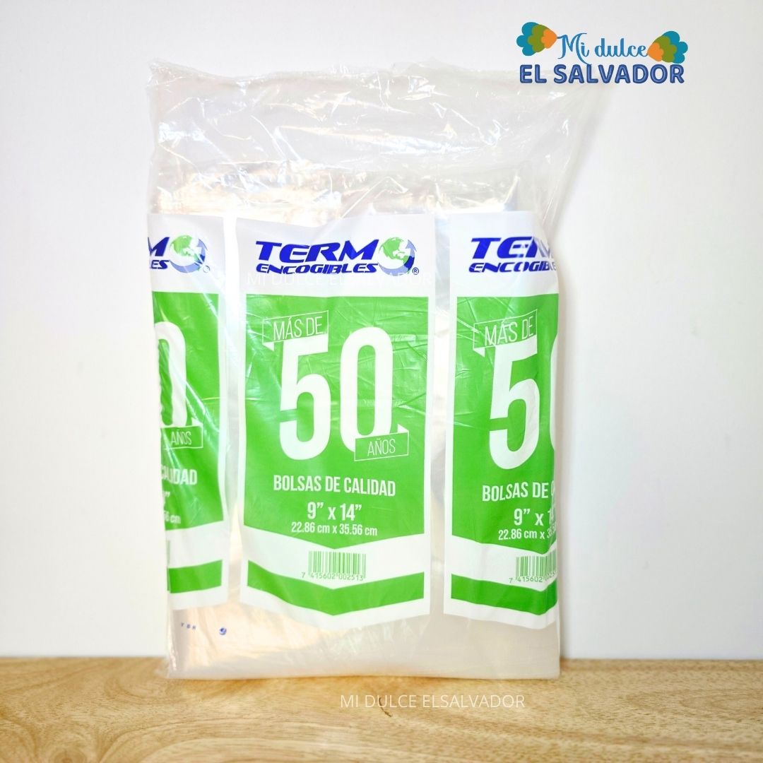 Bolsas de 5 lb - paquete 500 bolsas Termoencogibles