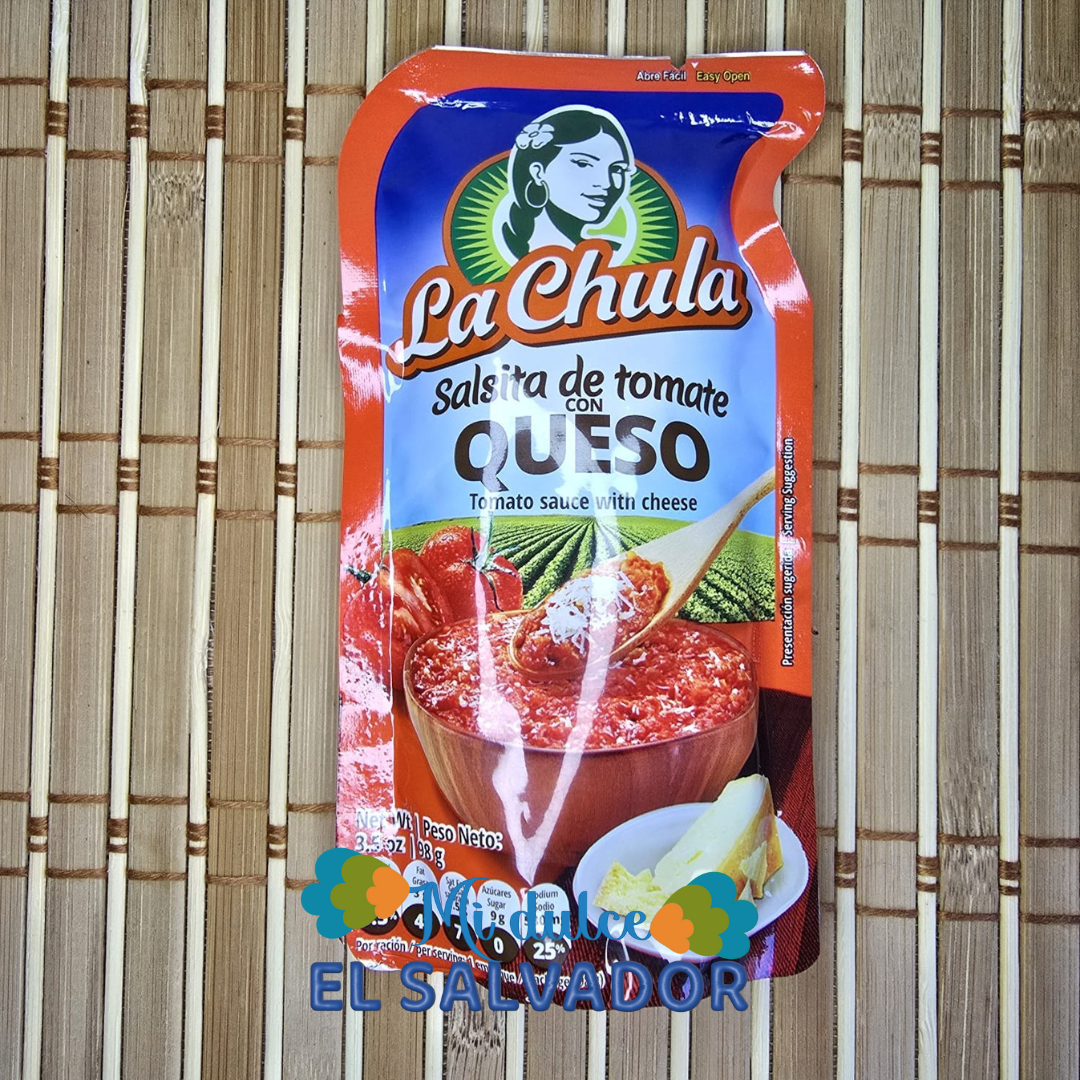 Salsa De Tomate La Chula Queso 98 g