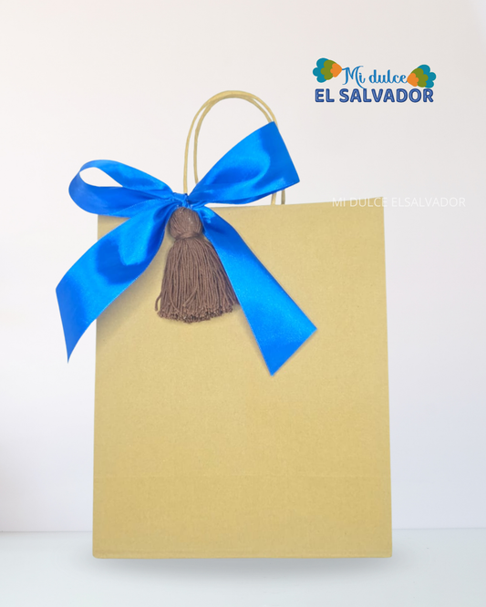 Bolsa regalo con chonga y tassel