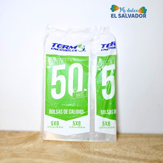 Bolsas de 1 lb - paquete 500 bolsas Termoencogibles