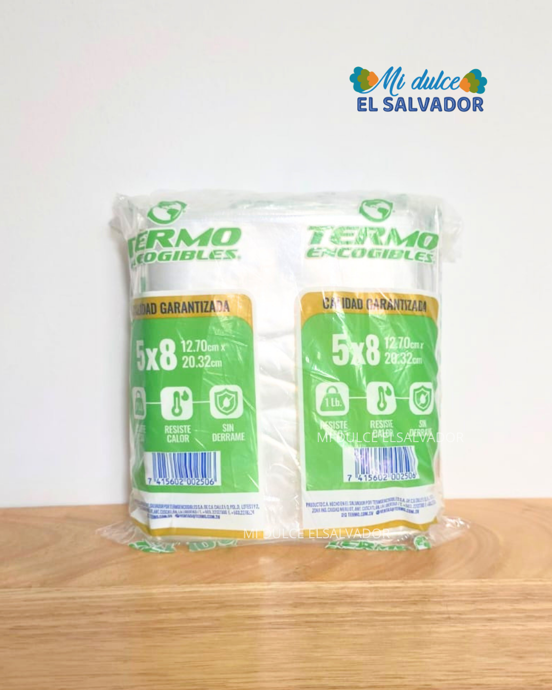 Bolsas de 1 lb - paquete 500 bolsas - Termoencogibles