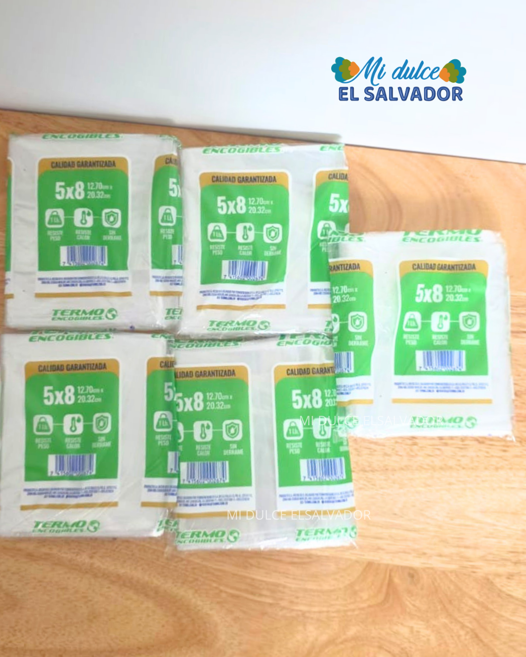 Bolsas de 1 lb - paquete 500 bolsas - Termoencogibles