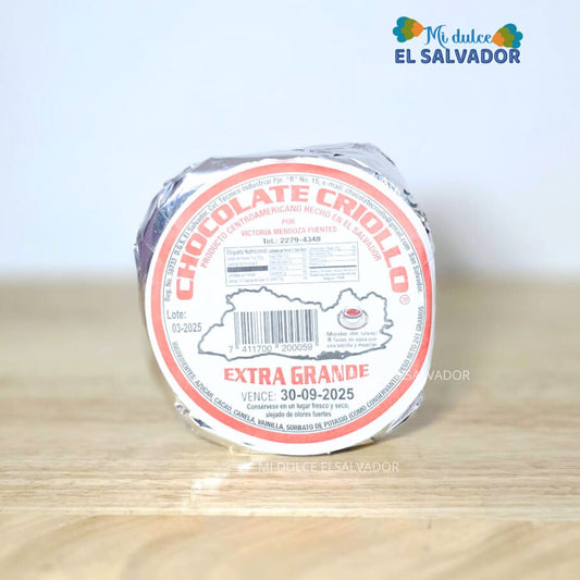 Chocolate Criollo Extra Grande - Tablilla 241 gr