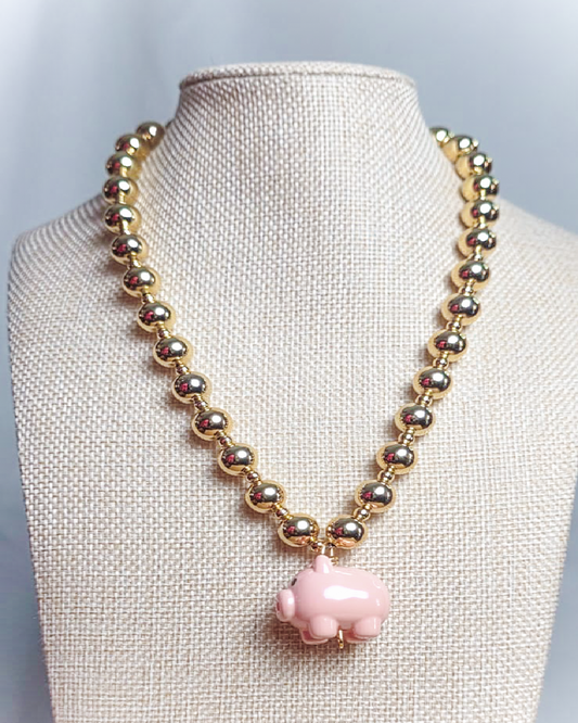 Cadena chunky dije cerdito