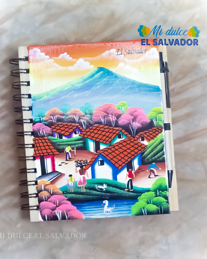 Cuaderno con boligrafo