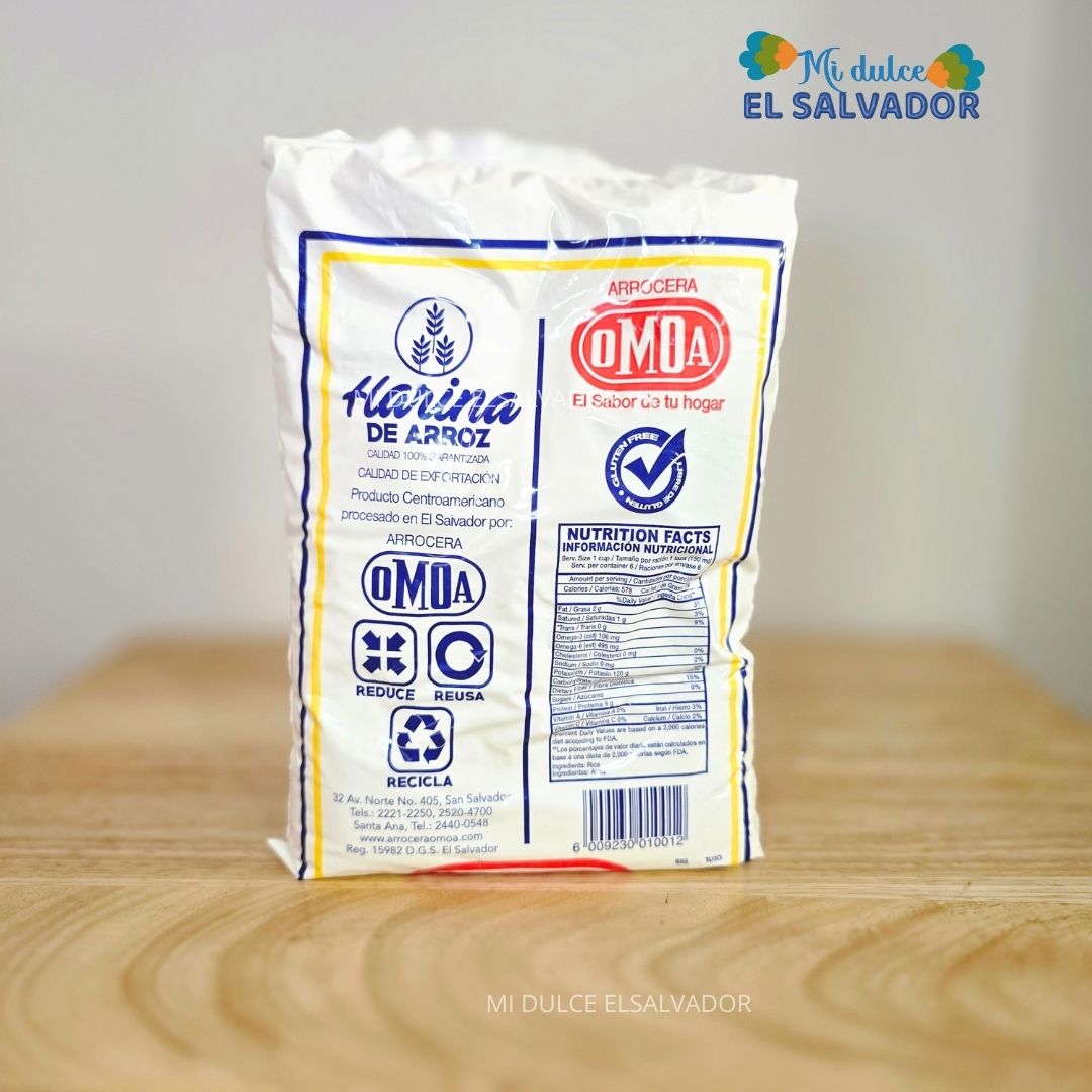 Harina de arroz 2 lb - OMOA