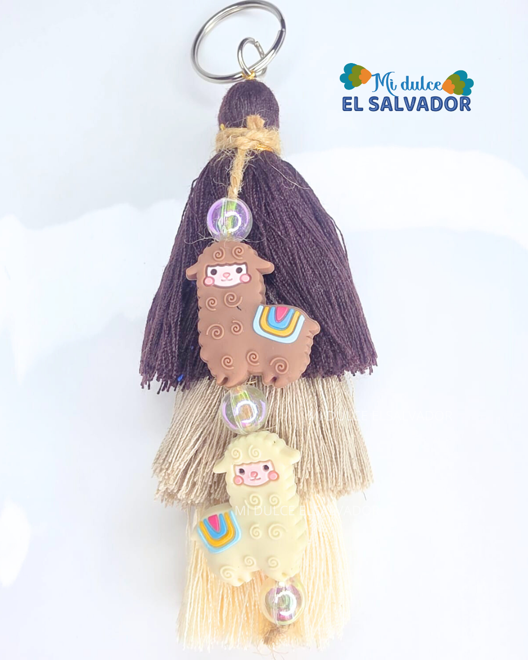 Llavero tassel alpacas