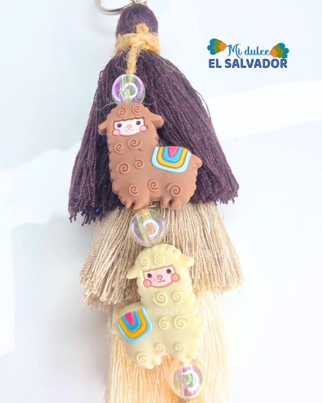 Llavero tassel alpacas