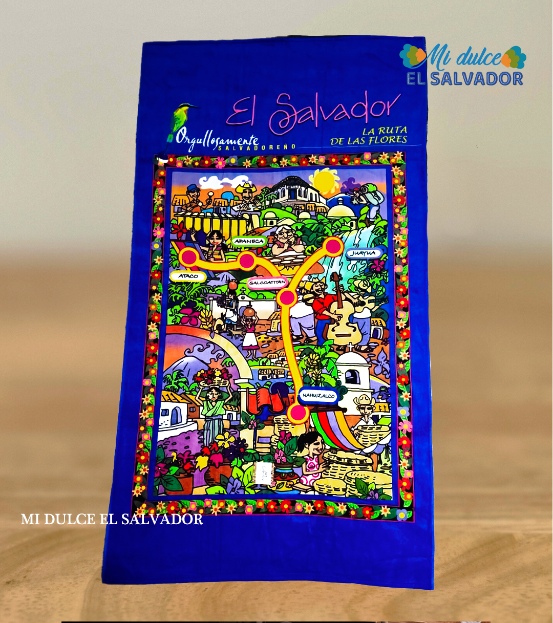 Toalla típica RUTA DE LAS FLORES