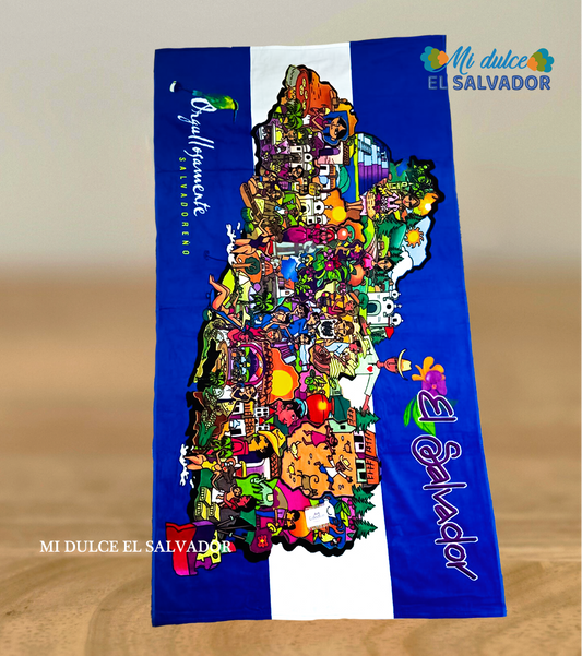 Toalla típica MAPA EL SALVADOR
